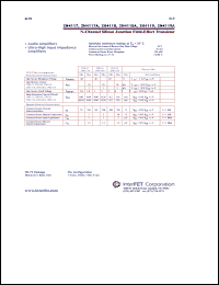 2N4119 datasheet: N-Channel silicon junction field-effect transistor 2N4119