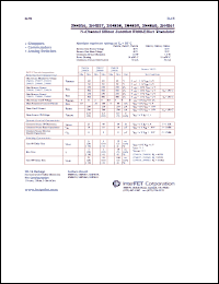 2N4856 datasheet: N-Channel silicon junction field-effect transistor 2N4856