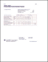 2N5021 datasheet: P-Channel silicon junction field-effect transistor 2N5021