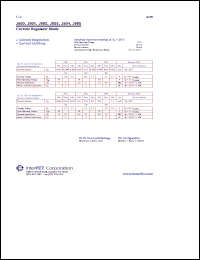 J501 datasheet: Current regulator diode J501