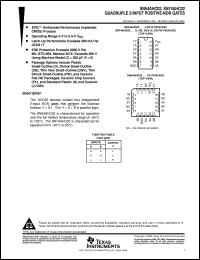 SNJ54AHC02J datasheet:  QUADRUPLE 2-INPUT POSITIVE-NOR GATES SNJ54AHC02J