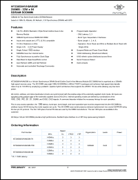 NT256S64VH8A0GM-7K datasheet: 256Mb: 32Mx64 SDRAM module based on 16Mx16, 4Banks, 8K refresh, 3.3V synchronous DRAM with SPD NT256S64VH8A0GM-7K