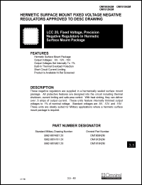 OM1912N2M datasheet: Three terminal, low dropout voltage negative regulator OM1912N2M