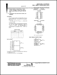 JM38510/65104BCA datasheet:  DUAL 4-INPUT POSITIVE-NOR GATES JM38510/65104BCA