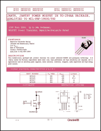 2N7225 datasheet: 27.4A N-channel enhancement mode MOSFET power transistor 2N7225
