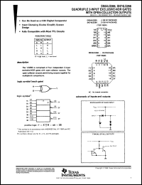 SNJ54LS266W datasheet:  QUADRUPLE 2-INPUT EXCLUSIVE-NOR GATES WITH OPEN-COLLECTOR OUTPUTS SNJ54LS266W