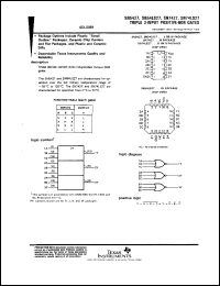 SN54LS27J datasheet:  TRIPLE 3-INPUT POSITIVE-NOR GATES SN54LS27J