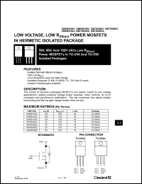 OM55N10SC datasheet: 100V ultra low power MOSFET OM55N10SC