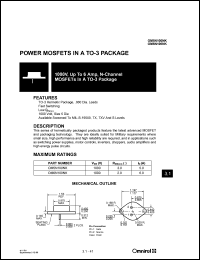 OM5N100NK datasheet: 1000V N-channel MOSFET OM5N100NK