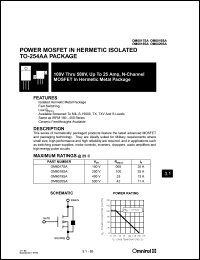 OM6018SA datasheet: 200V N-channel MOSFET OM6018SA