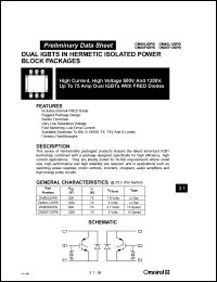 OM50F60PB datasheet: 600V high current IGBT with FRED diodes OM50F60PB