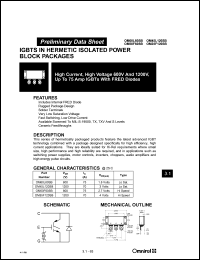 OM45L120SB datasheet: 1200V high current IGBT with FRED diodes OM45L120SB