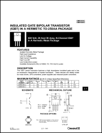 OM6503ST datasheet: 500V N-channel IGBT OM6503ST