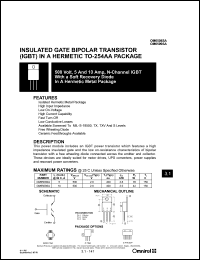 OM6508SA datasheet: 500V N-channel IGBT with a soft recovery diode OM6508SA