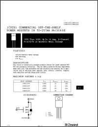 COM140T datasheet: 100V 14Amp N-channel MOSFET COM140T