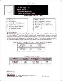 OM9571SP datasheet: 5.0V switching regulator OM9571SP