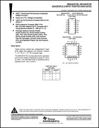 SN74AHCT02D datasheet:  QUADRUPLE 2-INPUT POSITIVE-NOR GATES SN74AHCT02D