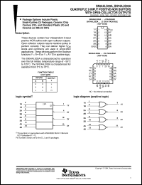 SN74ALS33AN3 datasheet:  QUAD 2-INPUT POSITIVE-NOR BUFFERS WITH OPEN COLLECTOR OUTPUTS SN74ALS33AN3