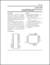 GM16C550 datasheet: Asynchronous communication element with FIFO GM16C550
