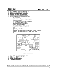 HMS30C7202 datasheet: 1.8-3.3 V , 100 MHz, Highly modular design based HMS30C7202