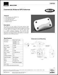 ANP-C-111 datasheet: 1575 MHz, Commercial airborne GPS  antenna ANP-C-111