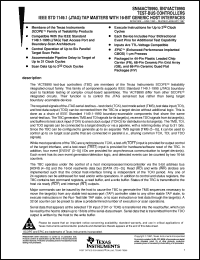 SN74ACT8990FN datasheet:  TEST-BUS CONTROLLERS IEEE STD 1149.1 (JTAG) TAP MASTERS WITH 16-BIT GENERIC HOST INTERFACES SN74ACT8990FN