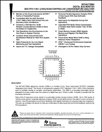 SN74ACT8994FN datasheet:  DIGITAL BUS MONITOR IEEE STD 1149.1 (JTAG) SCAN-CONTROLLED LOGIC/SIGNATURE ANALYZERS SN74ACT8994FN