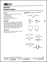 MA40202 datasheet: 10 GHz, Schottky detector diode MA40202