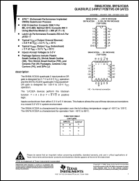 SNJ54LVC32AJ datasheet:  QUADRUPLE 2-INPUT POSITIVE-OR GATES SNJ54LVC32AJ