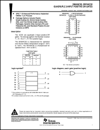 SN74AC32PWR datasheet:  QUADRUPLE 2-INPUT POSITIVE-OR GATES SN74AC32PWR