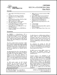 OXFW900-TQ-A datasheet: IEEE1394 to ATA/ATAPI native bridge OXFW900-TQ-A