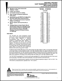 74AC16373DLR datasheet:  16-BIT TRANSPARENT D-TYPE LATCHES WITH 3-STATE OUTPUTS 74AC16373DLR