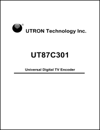 UT87C301QC datasheet: Universal digital TV encoder UT87C301QC