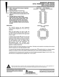 SNJ54AHC573FK datasheet:  OCTAL TRANSPARENT D-TYPE LATCHES WITH 3-STATE OUTPUTS SNJ54AHC573FK