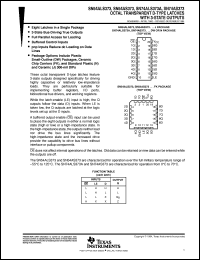 SN54ALS373J datasheet:  OCTAL TRANSPARENT D-TYPE LATCHES WITH 3-STATE OUTPUTS SN54ALS373J