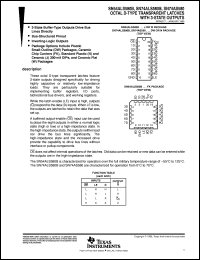 SN54ALS580BJ datasheet:  OCTAL D-TYPE TRANSPARENT LATCHES WITH 3-STATE OUTPUTS SN54ALS580BJ