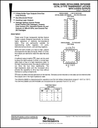 SNJ54ALS580BW datasheet:  OCTAL D-TYPE TRANSPARENT LATCHES WITH 3-STATE OUTPUTS SNJ54ALS580BW