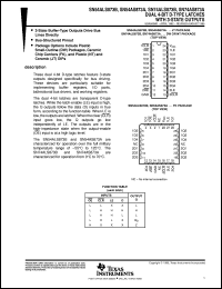 SNJ54ALS873BFK datasheet:  DUAL 4-BIT D-TYPE LATCHES WITH 3-STATE OUTPUTS SNJ54ALS873BFK