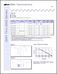 2001-6151-02 datasheet: DC-4 GHz,  SMA termination 2001-6151-02