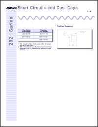 2021-1314-02 datasheet: Short circuits and dust caps 2021-1314-02