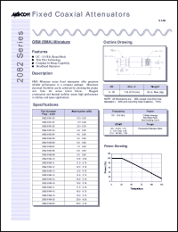 2082-6041-05 datasheet: 2 Watt, DC-18 GHz, Fixed coaxial attenuator 2082-6041-05