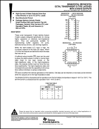 SNJ54HC573AW datasheet:  OCTAL D-TYPE TRANSPARENT LATCHES WITH 3-STATE OUTPUTS SNJ54HC573AW