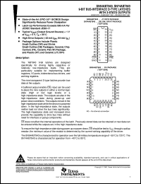 SN74ABT843DWR datasheet:  9-BIT BUS-INTERFACE D-TYPE LATCHES WITH 3-STATE OUTPUTS SN74ABT843DWR