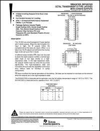 SN74AC533DWR datasheet:  OCTAL TRANSPARENT D-TYPE LATCHES WITH 3-STATE OUTPUTS SN74AC533DWR