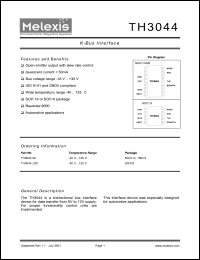 TH3044.3A datasheet: K-bus interface TH3044.3A