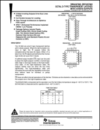 SN74AC563DBR datasheet:  OCTAL D-TYPE TRANSPARENT LATCHES WITH 3-STATE OUTPUTS SN74AC563DBR