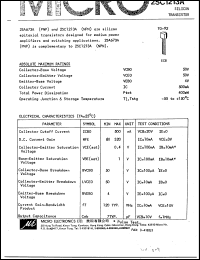 2SC1213A datasheet: 400mW NPN silicon transistor 2SC1213A