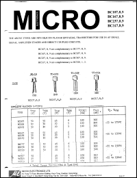 BC239 datasheet: NPN silicon planar epitaxial transistor BC239