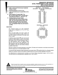 SN74AHC373PWR datasheet:  OCTAL TRANSPARENT D-TYPE LATCHES WITH 3-STATE OUTPUTS SN74AHC373PWR