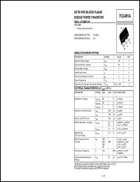 FCX491A datasheet: NPN silicon  planar medium power transistor FCX491A